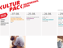 Tablet Screenshot of kulturpack.ch